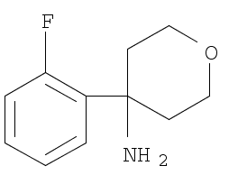 2H-Pyran-4-amine, 4-(2-fluorophenyl)tetrahydro-